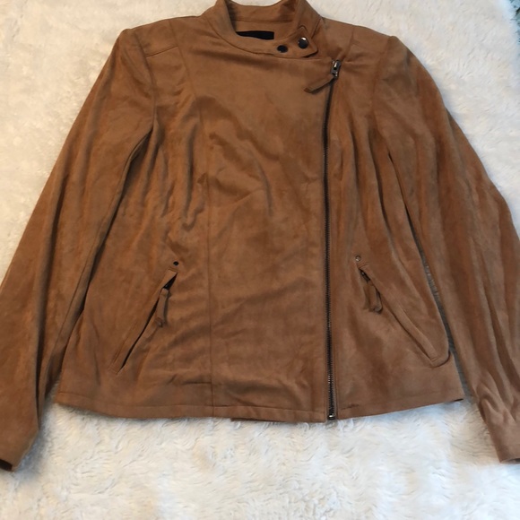 Adrienne Vittani Small suede Jacket - Picture 1 of 3